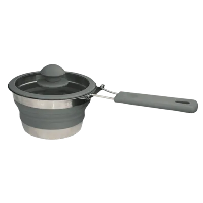 Eurotrail Opvouwbare Steelpan + Deksel 1L