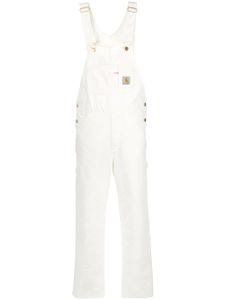 Carhartt WIP salopette classique en denim - Blanc