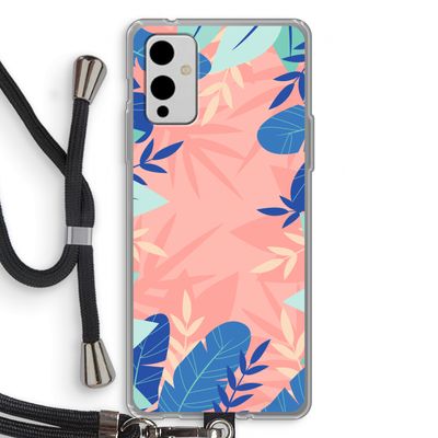 Tropisch: OnePlus 9 Transparant Hoesje met koord