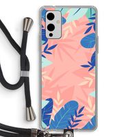 Tropisch: OnePlus 9 Transparant Hoesje met koord