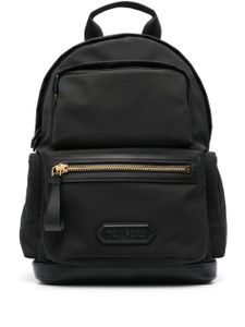 TOM FORD logo-appliqué backpack - Noir