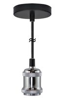 Nostalgic lamp zilver fitting Hanglamp E27 Segula 50471