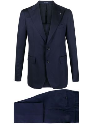 Tagliatore costume à veste à simple boutonnage - Bleu