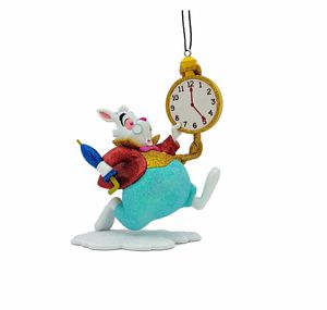 Ornament disney Alice konijn h14 cm - Kurt S. Adler