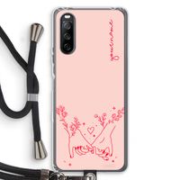 Best Friends: Sony Sony Xperia 10 III Transparant Hoesje met koord