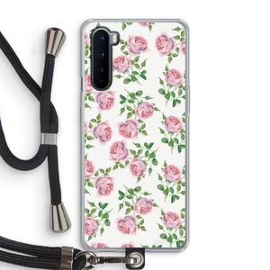 Kleine roosjes: OnePlus Nord Transparant Hoesje met koord