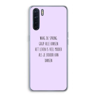 Sprong: Oppo A91 Transparant Hoesje