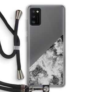 Onweer: Samsung Galaxy A41 Transparant Hoesje met koord