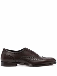 Scarosso Judy lace-up leather brogues - Marron