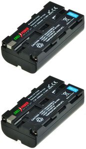 ChiliPower NP-F530 / NP-F550 accu voor Sony - 2400mAh - 2-Pack