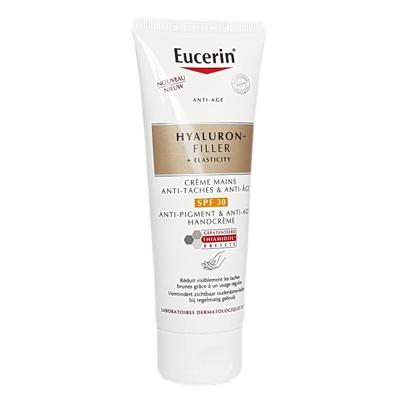 Eucerin Hyaluron-Filler + Elasticity Anti-Pigment & Anti-Age Handcreme Crème SPF30 75ml