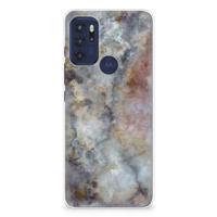 Motorola Moto G60s | TPU | Siliconen hoesje | Marmer Grijs