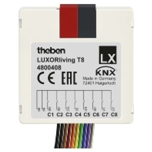 LUXORliving T8  - Binary input for home automation 8-ch LUXORliving T8