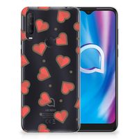 Alcatel 1S (2020) TPU bumper Hearts