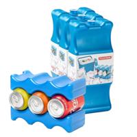 Plasticforte Koelelementen speciaal voor blikjes - 3x - 22 x 9 cm - blauw