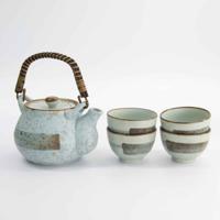 Theeset met theepot en kopjes - Tokyo Design Studio - Soshun - Mintgroen - 700ml Theeset met theepot en kopjes - Tokyo Design Studio - Soshun - Mintgroen - 700ml