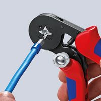 Knipex 97 53 04 SB kabel krimper Krimptang Zwart, Blauw, Rood - thumbnail