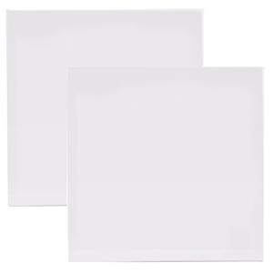 Benson Schildersdoek - 2x - 40 x 40 cm - blanco canvas - katoen - 280 grams