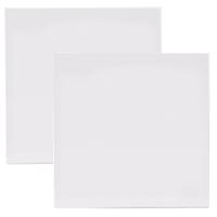 Benson Schildersdoek - 2x - 40 x 40 cm - blanco canvas - katoen - 280 grams