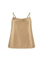 Aaiko Maeven Satin Vis 515 Tops En Singlets 151225 Warm Beige