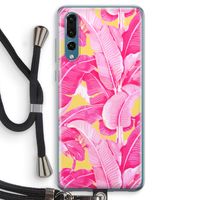 Pink Banana: Huawei P20 Pro Transparant Hoesje met koord