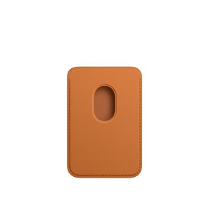 Apple origineel Leather Card Holder met MagSafe (2nd gen) voor iPhone Golden brown - MM0Q3ZM/A