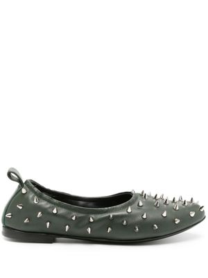 AGL ballerines Milly en cuir - Vert