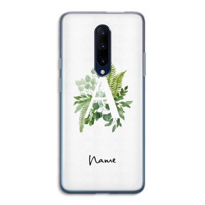 Green Brush: OnePlus 7 Pro Transparant Hoesje