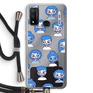 Gezichtjes: Huawei P Smart (2020) Transparant Hoesje met koord