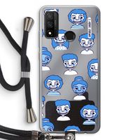 Gezichtjes: Huawei P Smart (2020) Transparant Hoesje met koord