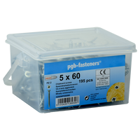 pgb-Europe PGB-FASTENERS | SpaanplaatschroefVZK Ø 4x50 Zn/Emmer 385 | 385 st GZ60WP040050