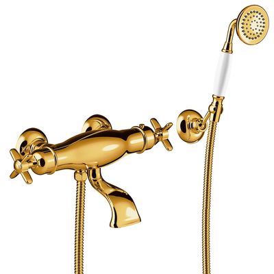 Badmengkraan Tres Clasic Opbouw Incl Handdouche Goud