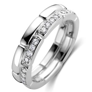 TI SENTO-Milano 12271ZI Ring zilver-zirconia zilverkleurig-wit 5 mm