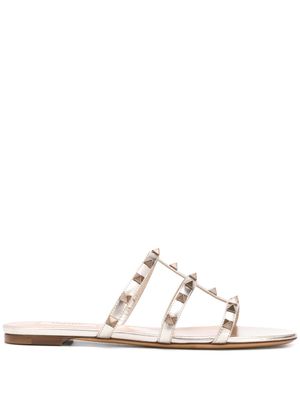 Valentino Garavani sandales Rockstud - Or