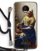 The Milkmaid: Motorola Moto Z Force Transparant Hoesje met koord