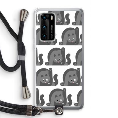 Cats: Huawei P40 Transparant Hoesje met koord