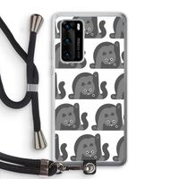 Cats: Huawei P40 Transparant Hoesje met koord