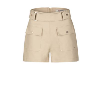 Morgan high waist cargo short beige