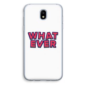 Whatever: Samsung Galaxy J5 (2017) Transparant Hoesje