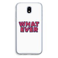 Whatever: Samsung Galaxy J5 (2017) Transparant Hoesje Whatever: Samsung Galaxy J5 (2017) Transparant Hoesje