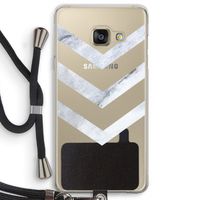 Marmeren pijlen: Samsung Galaxy A3 (2016) Transparant Hoesje met koord
