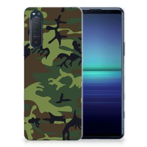 Sony Xperia 5II TPU bumper Army Dark