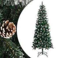 VidaXL Kunstkerstboom met standaard 180 cm pvc groen
