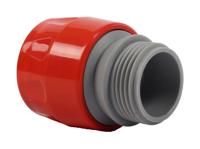 Snelkoppeling 3/4' met uitwendige draad (pvc) op kaart - Talentools