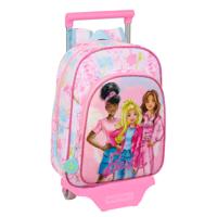 Schoolrugzak met Wielen Barbie Painterly Roze Hemelsblauw 26 x 11 x 67 cm 26 x 34 x 11 cm