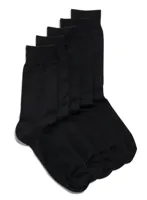 Primair 5-paar heren sokken - Katoen - Uni - Goedkope multipack katoenen heren sokken