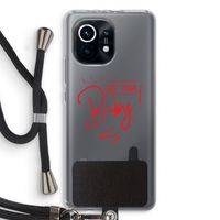 Not Your Baby: Xiaomi Mi 11 Transparant Hoesje met koord