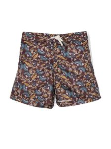 Bonpoint short de bain Ariel à fleurs - Marron