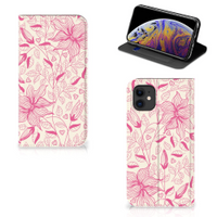 Apple iPhone 11 Smart Cover Pink Flowers - thumbnail