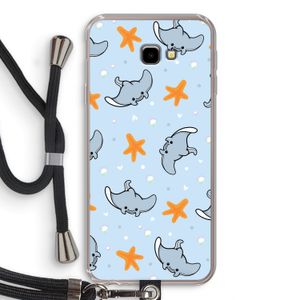 Manta: Samsung Galaxy J4 Plus Transparant Hoesje met koord